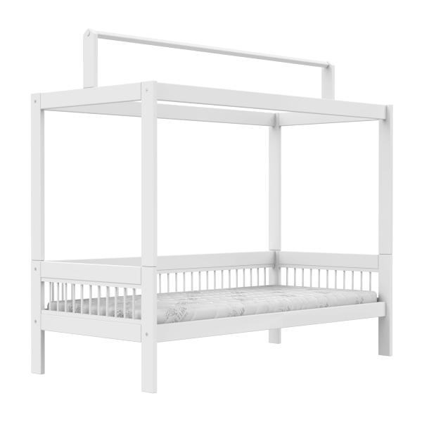 LIFETIME Kidsrooms Bed Four poster bed for fabric roof - Breeze