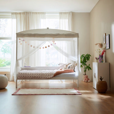 LIFETIME Kidsrooms Bed Four Poster Canopy Bed 120x200 cm