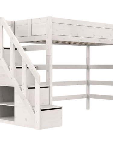 LIFETIME Kidsrooms Bed High bed with stepladder