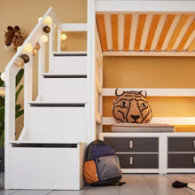 Load image into Gallery viewer, LIFETIME Kidsrooms Bed High bed with stepladder
