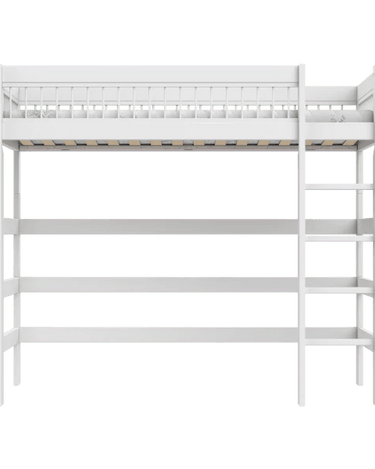 LIFETIME Kidsrooms Bed High bed with straight ladder - Breeze