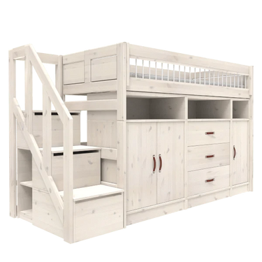 LIFETIME Kidsrooms Bed High Sleeper Bed incl. All-in-one Storage, 152 cm