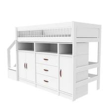 Indlæs billede til gallerivisning LIFETIME Kidsrooms Bed High Sleeper Bed incl. All-in-one Storage, 152 cm
