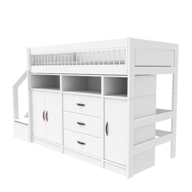 LIFETIME Kidsrooms Bed High Sleeper Bed incl. All-in-one Storage, 152 cm