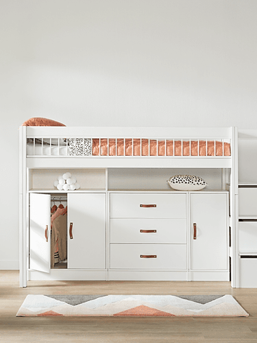 LIFETIME Kidsrooms Bed High Sleeper Bed incl. Storage 152 cm