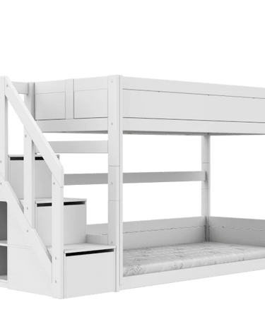 LIFETIME Kidsrooms Bed Low bunk bed with stepladder