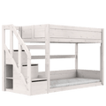 LIFETIME Kidsrooms Bed Low bunk bed with stepladder