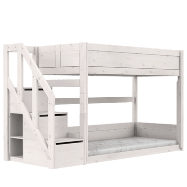 LIFETIME Kidsrooms Bed Low bunk bed with stepladder