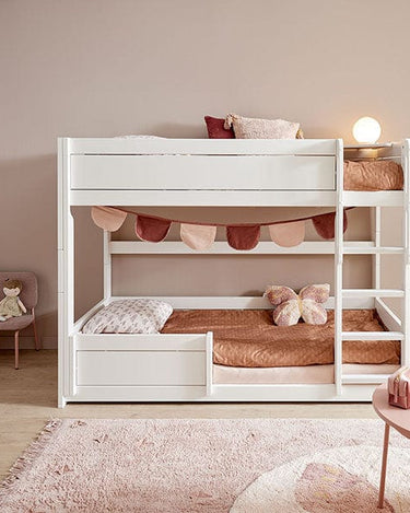 LIFETIME Kidsrooms Bed Low bunkbed with straight ladder