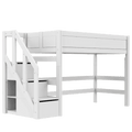 LIFETIME Kidsrooms Bed Low loft bed with stepladder