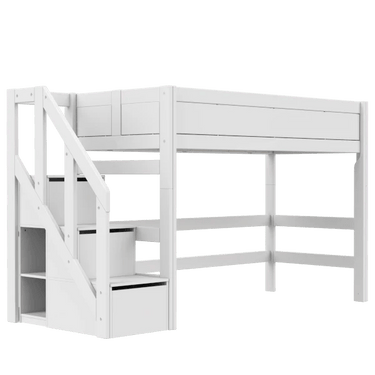 LIFETIME Kidsrooms Bed Low loft bed with stepladder