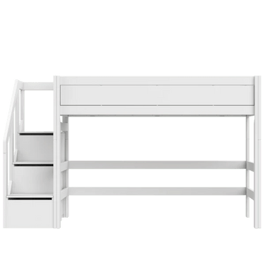 LIFETIME Kidsrooms Bed Low loft bed with stepladder