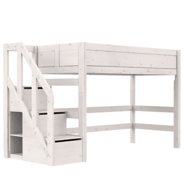 LIFETIME Kidsrooms Bed Low loft bed with stepladder