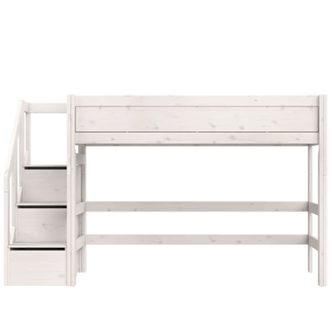 LIFETIME Kidsrooms Bed Low loft bed with stepladder