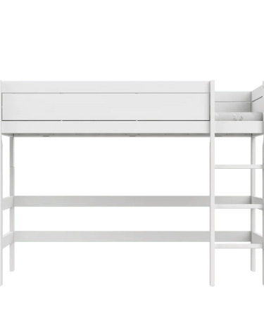 LIFETIME Kidsrooms Bed Low loft bed with straight ladder