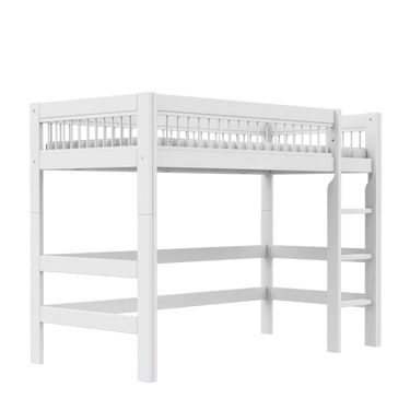 LIFETIME Kidsrooms Bed Low loft bed with straight ladder - Breeze