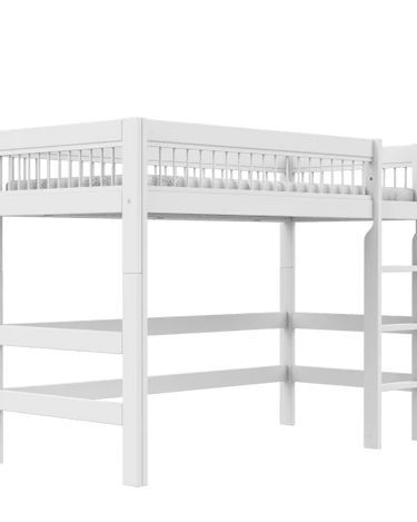 LIFETIME Kidsrooms Bed Low loft bed with straight ladder - Breeze