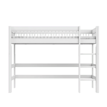 LIFETIME Kidsrooms Bed Low loft bed with straight ladder - Breeze