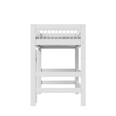 LIFETIME Kidsrooms Bed Low loft bed with straight ladder - Breeze