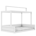 LIFETIME Kidsrooms Bed White / Premium (23) Montessori Bed with Top Construction 120x200 cm