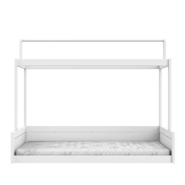 LIFETIME Kidsrooms Bed White / Premium (23) Montessori Bed with Top Construction 120x200 cm