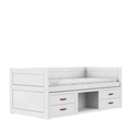 LIFETIME Kidsrooms Bed White / Standard (16) Cabin bed with drawers and storage