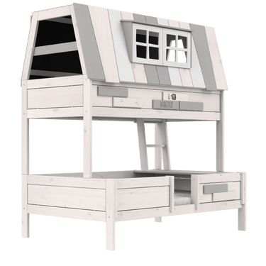 LIFETIME Kidsrooms Bed Whitewash / Deluxe (28) House Bed 120x200 cm - My Hangout