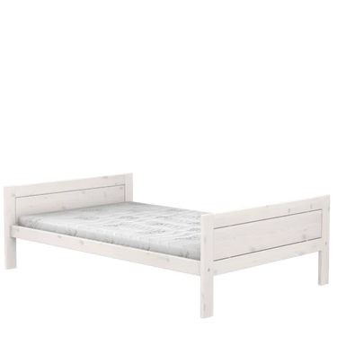 LIFETIME Kidsrooms Bed Whitewash / Deluxe (28) Single bed 120 x 200 cm