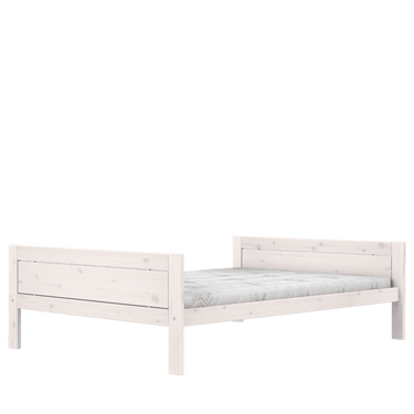 LIFETIME Kidsrooms Bed Whitewash / Deluxe (28) Single Bed 140x200 cm