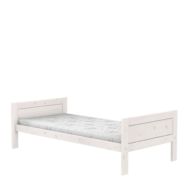 LIFETIME Kidsrooms Bed Whitewash / Deluxe (28) Single bed 90 x 200 cm