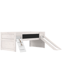 Afbeelding in Gallery-weergave laden, LIFETIME Kidsrooms Bed Whitewash / Standard (16) Cabin bed - Climb &amp; Slide
