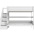 LIFETIME Kidsrooms Bunk Bed with Staircase 120x200 cm