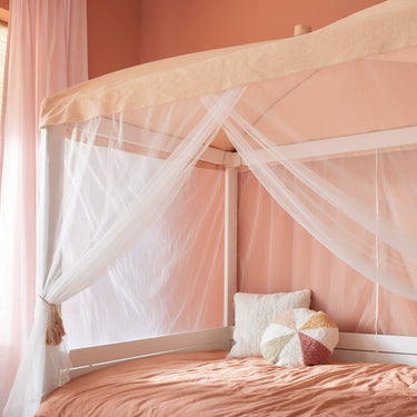 LIFETIME Kidsrooms Canopy Canopy for Four Poster Bed 120 cm - Sweet Pink