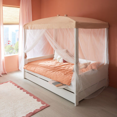 LIFETIME Kidsrooms Canopy Canopy for Four Poster Bed 120 cm - Sweet Pink