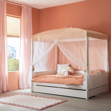 LIFETIME Kidsrooms Canopy Canopy for Four Poster Bed 120 cm - Sweet Pink