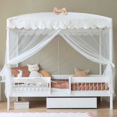 LIFETIME Kidsrooms Canopy Canopy for Four Poster Bed - Cat & Bow