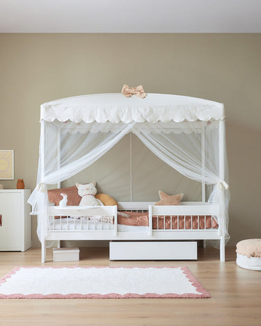LIFETIME Kidsrooms Canopy Canopy for Four Poster Bed - Cat & Bow
