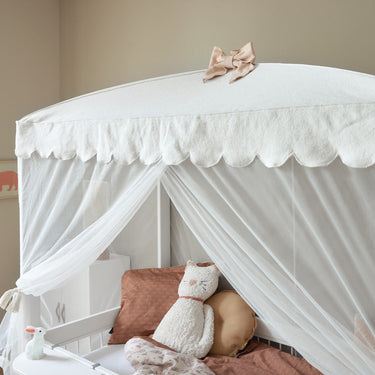 LIFETIME Kidsrooms Canopy Canopy for Four Poster Bed - Cat & Bow