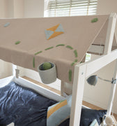 LIFETIME Kidsrooms Canopy Fabric for Top Construction - Olympic Dreams