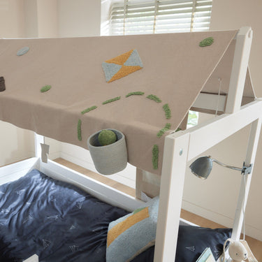 LIFETIME Kidsrooms Canopy Fabric for Top Construction - Olympic Dreams