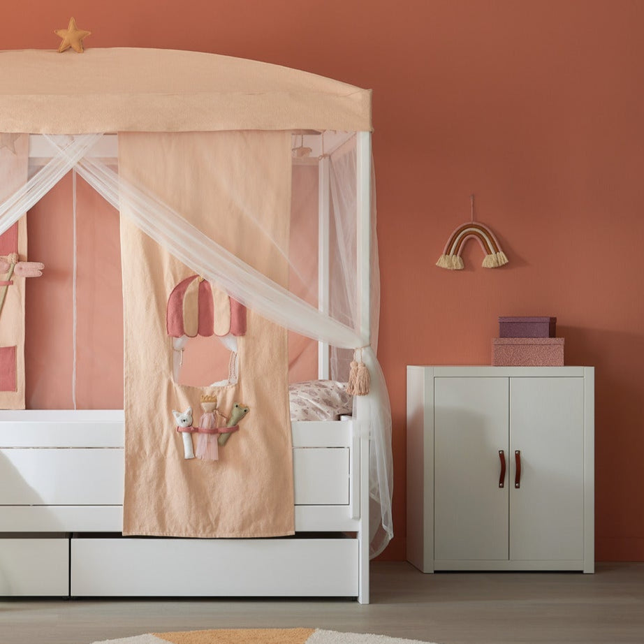 LIFETIME Kidsrooms Canopy Play Curtain for Canopy Bed - Fairy Theatre