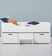 LIFETIME Kidsrooms Cool Kids bed Cool Kids bed with 2 drawers and step 90 cm