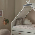 LIFETIME Kidsrooms Cool Kids bed Cool Kids single tipi bed - Over the moon