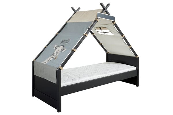 LIFETIME Kidsrooms Cool Kids bed Tipi bed JUNGLE BOOK - Black Edition