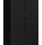 LIFETIME Kidsrooms Cool Kids Furniture Cool kids 2-doors wardrobe - Black Edition