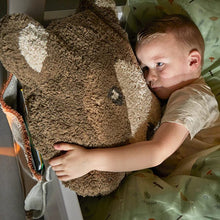 Charger l&#39;image dans la galerie, LIFETIME Kidsrooms Cushion Bear Shaped Cushion - Canoe Adventure
