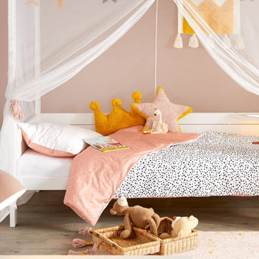 LIFETIME Kidsrooms Cushion Crown Shaped Cushion - Princess Stars