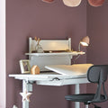 LIFETIME Kidsrooms Desk White Bookholder for ERGO Desk incl. Tablet Stand