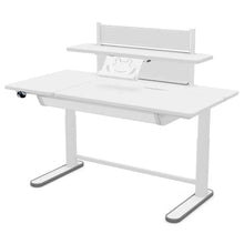 Load image into Gallery viewer, LIFETIME Kidsrooms Desk White Bookholder for ERGO desk incl. tablet stand
