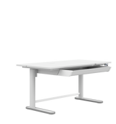 LIFETIME Kidsrooms Desk White Electric Adjustable Desk ERGO - Left